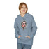Palestine Woman Art Hoodie Unisex - Keffiyeh Scarf Dual-Sided Graphic Pullover